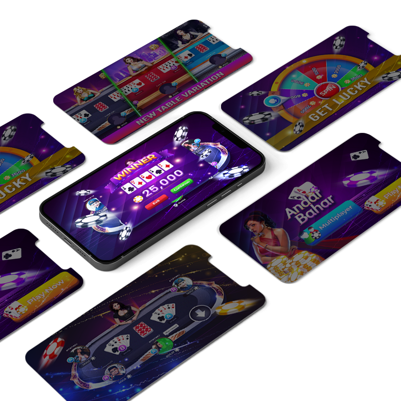 andar bahar game mockup